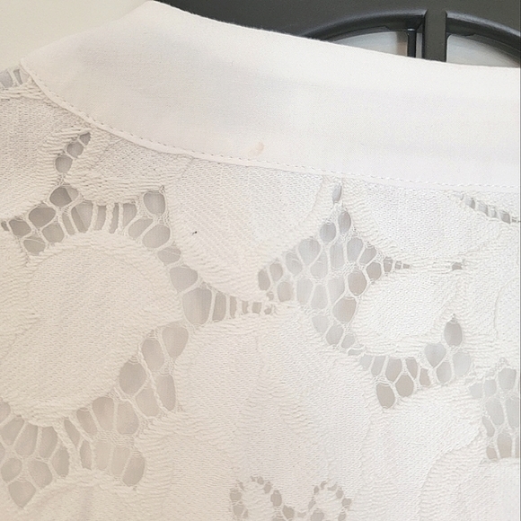 BCBG GENERATION MAXAZRIA WHITE EYELET SUN DRESS SIZE XS - Picture 8 of 10